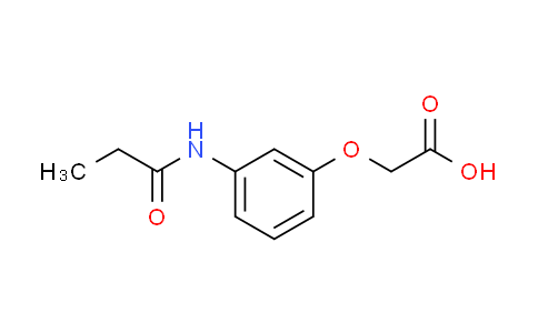 CAS No. 890984-30-2, [3-(propionylamino)phenoxy]acetic acid