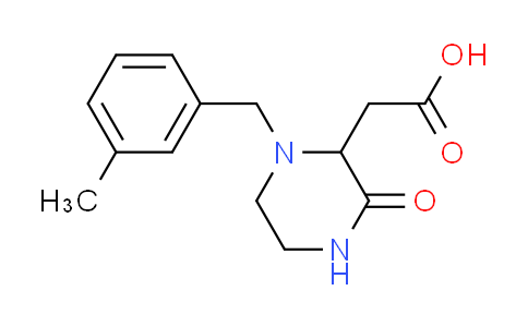 CAS No. 1023919-68-7, [1-(3-methylbenzyl)-3-oxo-2-piperazinyl]acetic acid