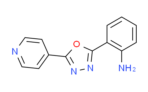 CAS No. 54754-58-4, 2-(5-pyridin-4-yl-1,3,4-oxadiazol-2-yl)aniline