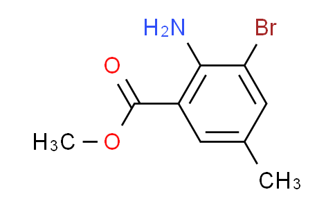 CAS No. 206551-32-8, methyl 2-amino-3-bromo-5-methylbenzoate