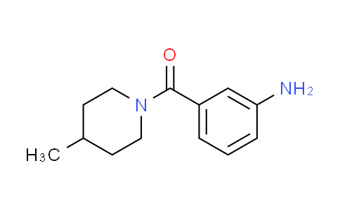 CAS No. 915908-51-9, 3-[(4-methylpiperidin-1-yl)carbonyl]aniline