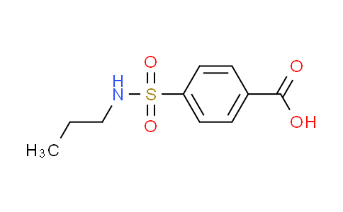 CAS No. 10252-65-0, 4-[(propylamino)sulfonyl]benzoic acid