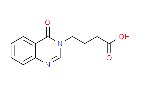CAS No. 25818-89-7, 4-(4-oxoquinazolin-3(4H)-yl)butanoic acid