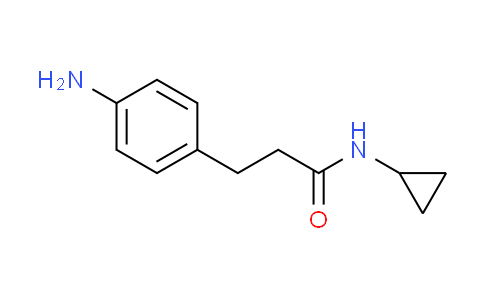 CAS No. 698992-37-9, 3-(4-aminophenyl)-N-cyclopropylpropanamide