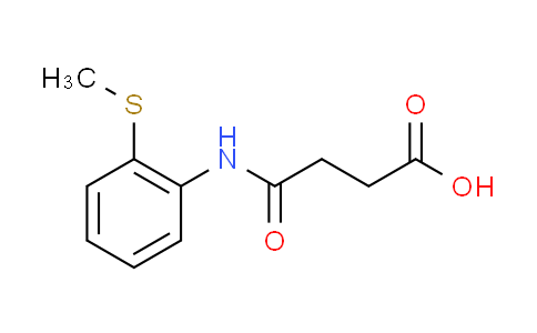 CAS No. 899016-21-8, 4-{[2-(methylthio)phenyl]amino}-4-oxobutanoic acid