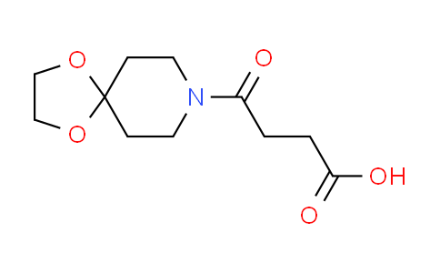 CAS No. 883550-05-8, 4-(1,4-dioxa-8-azaspiro[4.5]dec-8-yl)-4-oxobutanoic acid