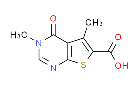CAS No. 439138-78-0, 3,5-dimethyl-4-oxo-3,4-dihydrothieno[2,3-d]pyrimidine-6-carboxylic acid