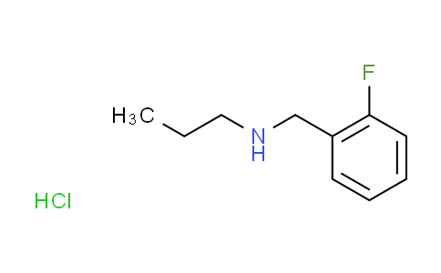 CAS No. 1049773-83-2, N-(2-fluorobenzyl)-1-propanamine hydrochloride