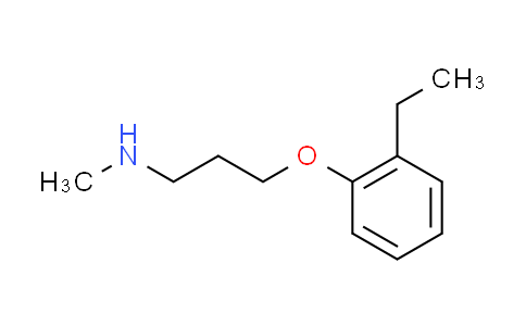 CAS No. 915922-98-4, 3-(2-ethylphenoxy)-N-methyl-1-propanamine