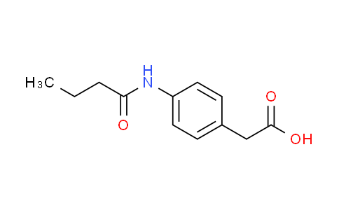 CAS No. 89625-67-2, [4-(butyrylamino)phenyl]acetic acid