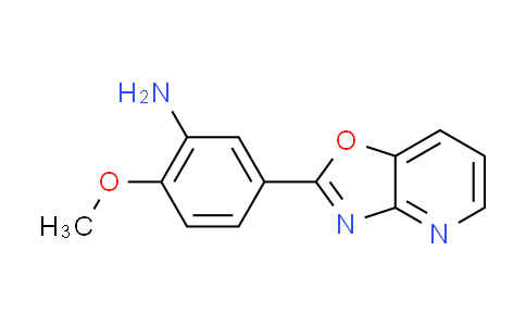 CAS No. 879590-14-4, (2-methoxy-5-[1,3]oxazolo[4,5-b]pyridin-2-ylphenyl)amine
