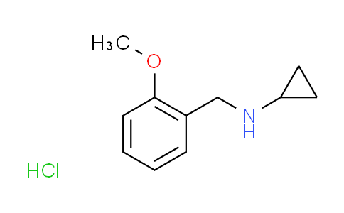 CAS No. 1050213-71-2, N-(2-methoxybenzyl)cyclopropanamine hydrochloride