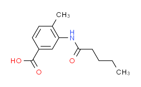 CAS No. 915921-34-5, 4-methyl-3-(pentanoylamino)benzoic acid