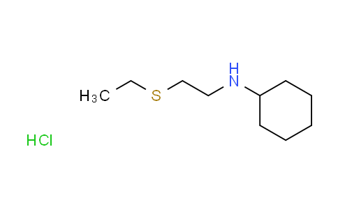 CAS No. 1609406-53-2, N-[2-(ethylthio)ethyl]cyclohexanamine hydrochloride