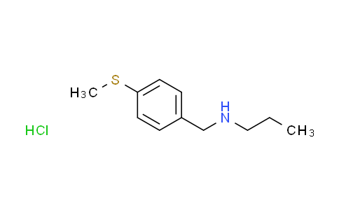 CAS No. 1049773-86-5, N-[4-(methylthio)benzyl]-1-propanamine hydrochloride