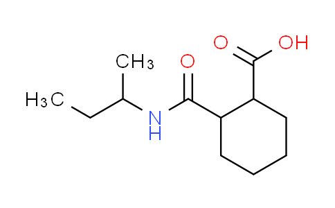 CAS No. 1052642-90-6, 2-[(sec-butylamino)carbonyl]cyclohexanecarboxylic acid