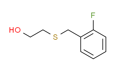 CAS No. 89040-05-1, 2-[(2-fluorobenzyl)thio]ethanol