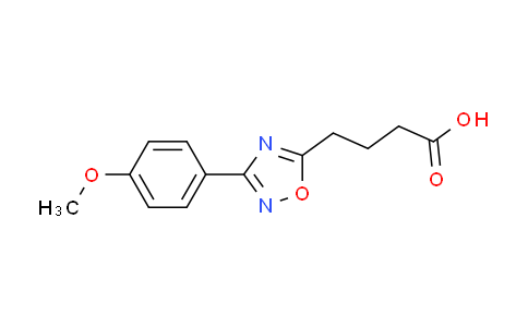 CAS No. 876721-15-2, 4-[3-(4-methoxyphenyl)-1,2,4-oxadiazol-5-yl]butanoic acid