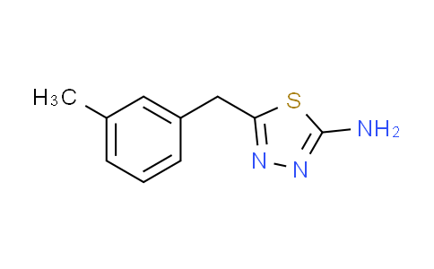 CAS No. 39181-46-9, 5-(3-methylbenzyl)-1,3,4-thiadiazol-2-amine