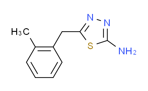 CAS No. 39181-44-7, 5-(2-methylbenzyl)-1,3,4-thiadiazol-2-amine