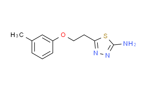 CAS No. 915923-06-7, 5-[2-(3-methylphenoxy)ethyl]-1,3,4-thiadiazol-2-amine