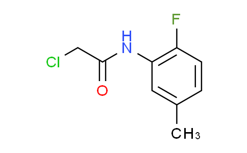CAS No. 630119-82-3, 2-chloro-N-(2-fluoro-5-methylphenyl)acetamide