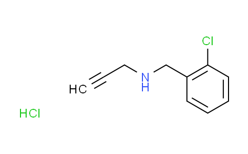 CAS No. 1050167-71-9, N-(2-chlorobenzyl)-2-propyn-1-amine hydrochloride