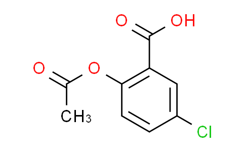 CAS No. 1734-62-9, 2-(acetyloxy)-5-chlorobenzoic acid