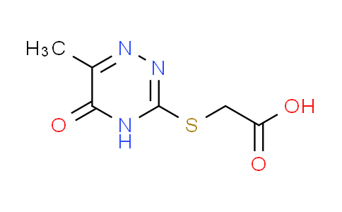 [(6-methyl-5-oxo-4,5-dihydro-1,2,4-triazin-3-yl)thio]acetic acid
