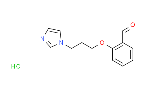 CAS No. 1609400-55-6, 2-[3-(1H-imidazol-1-yl)propoxy]benzaldehyde hydrochloride