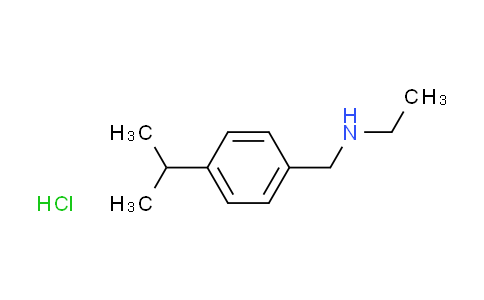 CAS No. 1049680-95-6, N-(4-isopropylbenzyl)ethanamine hydrochloride
