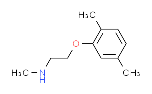 CAS No. 915920-66-0, 2-(2,5-dimethylphenoxy)-N-methylethanamine