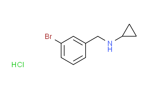 CAS No. 1050214-15-7, N-(3-bromobenzyl)cyclopropanamine hydrochloride