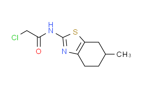 CAS No. 650592-73-7, 2-chloro-N-(6-methyl-4,5,6,7-tetrahydro-1,3-benzothiazol-2-yl)acetamide