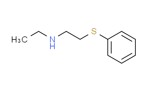 CAS No. 5042-43-3, N-ethyl-2-(phenylthio)ethanamine