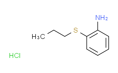 CAS No. 98960-66-8, [2-(propylthio)phenyl]amine hydrochloride