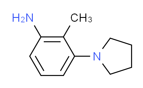 CAS No. 915921-42-5, 2-methyl-3-(1-pyrrolidinyl)aniline