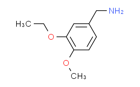 CAS No. 108439-67-4, (3-ethoxy-4-methoxybenzyl)amine