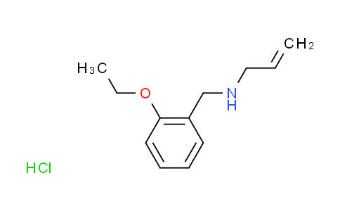 CAS No. 1049678-41-2, N-(2-ethoxybenzyl)-2-propen-1-amine hydrochloride