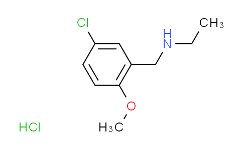 CAS No. 1158592-05-2, N-(5-chloro-2-methoxybenzyl)ethanamine hydrochloride