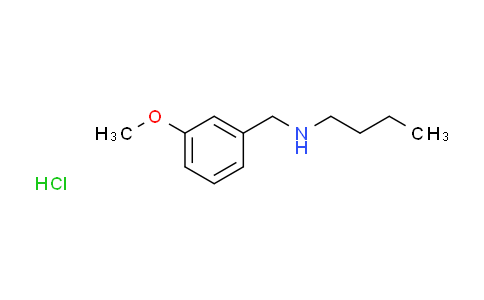 CAS No. 935250-88-7, N-(3-methoxybenzyl)-1-butanamine hydrochloride