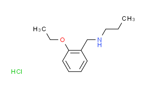 CAS No. 1049677-99-7, N-(2-ethoxybenzyl)-1-propanamine hydrochloride
