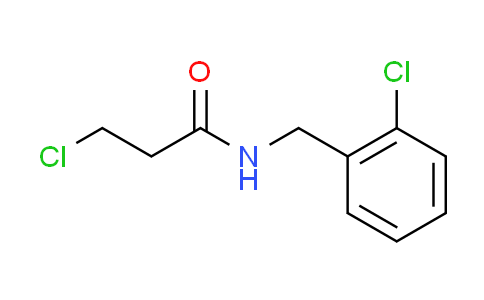 CAS No. 103038-66-0, 3-chloro-N-(2-chlorobenzyl)propanamide