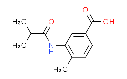 CAS No. 915921-46-9, 3-(isobutyrylamino)-4-methylbenzoic acid