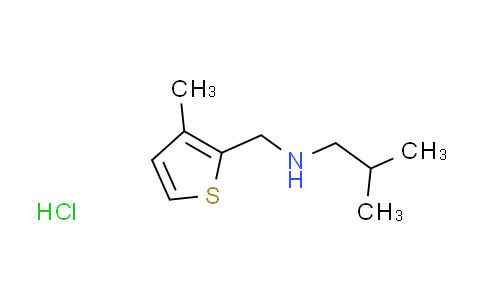 CAS No. 1049678-10-5, 2-methyl-N-[(3-methyl-2-thienyl)methyl]-1-propanamine hydrochloride