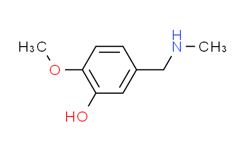 CAS No. 54542-57-3, 2-methoxy-5-[(methylamino)methyl]phenol