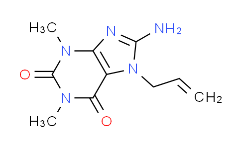 CAS No. 135574-30-0, 7-allyl-8-amino-1,3-dimethyl-3,7-dihydro-1H-purine-2,6-dione
