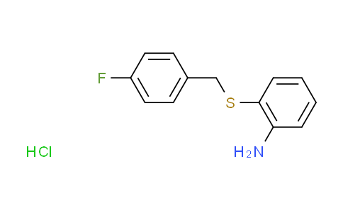 CAS No. 1049757-38-1, {2-[(4-fluorobenzyl)thio]phenyl}amine hydrochloride