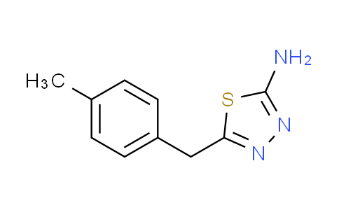 CAS No. 39181-45-8, 5-(4-methylbenzyl)-1,3,4-thiadiazol-2-amine
