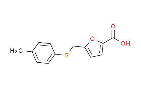 CAS No. 915923-20-5, 5-{[(4-methylphenyl)thio]methyl}-2-furoic acid